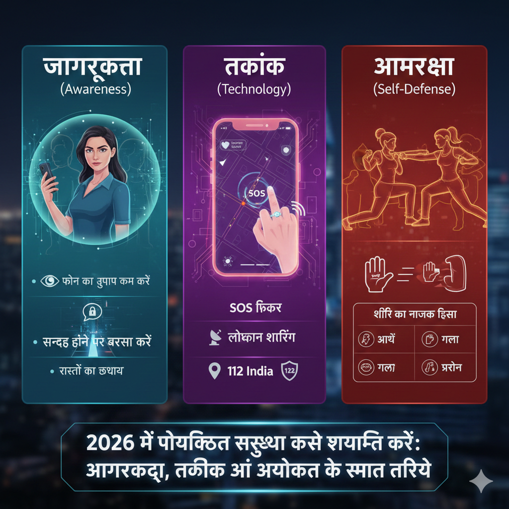 2026 में व्यक्तिगत सुरक्षा कैसे सुनिश्चित करें: जागरूकता, तकनीक और आत्मरक्षा के स्मार्ट तरीके