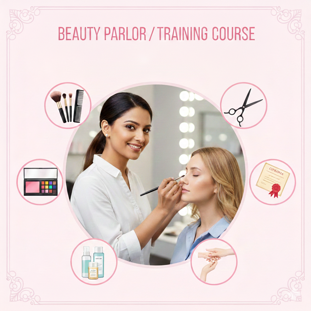 ब्यूटी पार्लर/ ट्रेनिंग कोर्स – पूरा सिलेबस