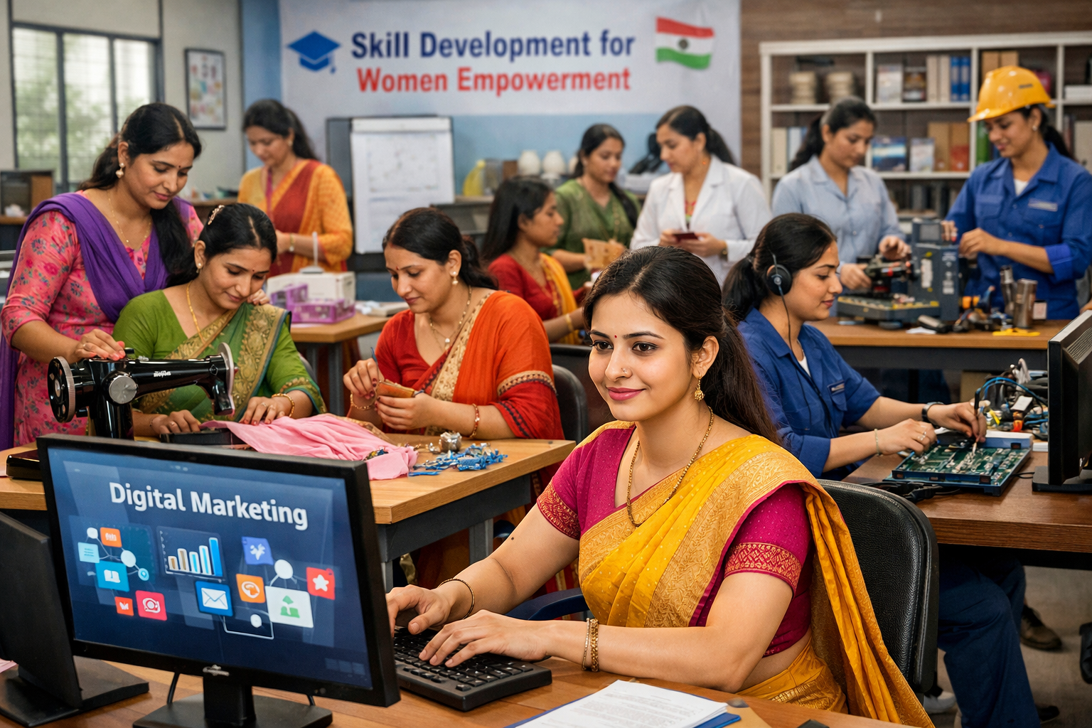 महिला सशक्तिकरण में कौशल विकास: आत्मनिर्भरता से सामाजिक बदलाव तकभूमिका