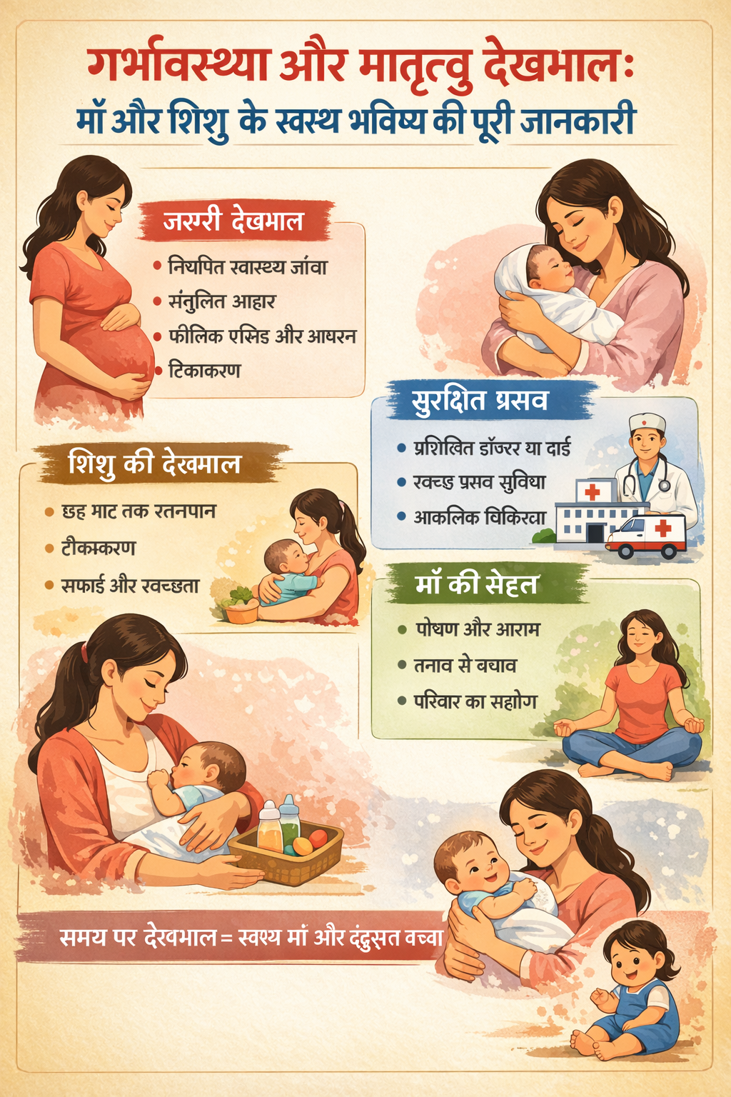 गर्भावस्था और मातृत्व देखभाल: माँ और शिशु के स्वस्थ भविष्य की पूरी जानकारी